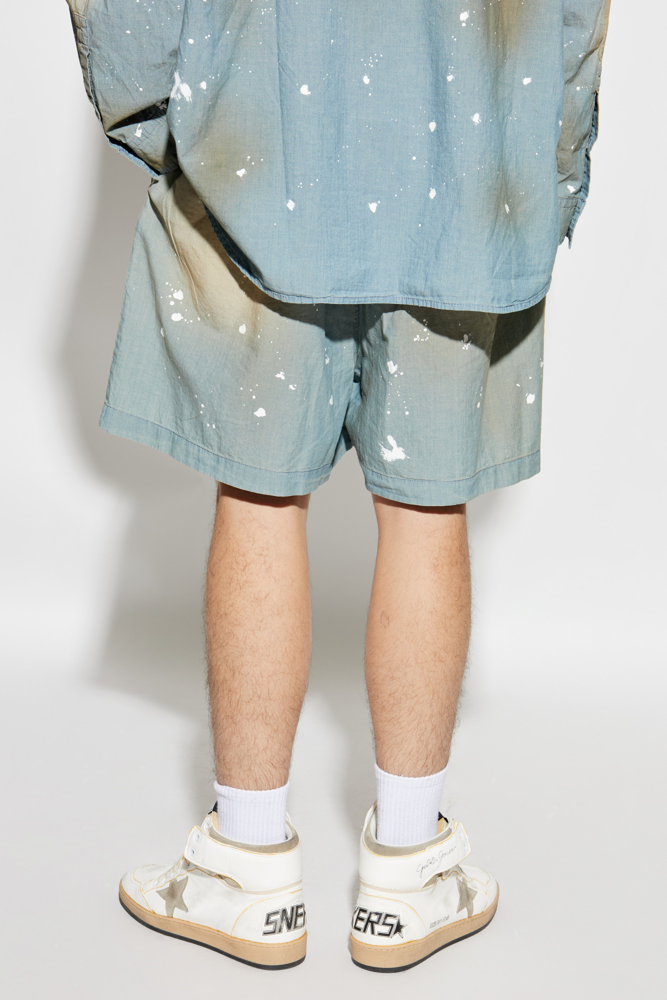 Acne Studios Shorts with a paint stain effect | Men's | Vitkac